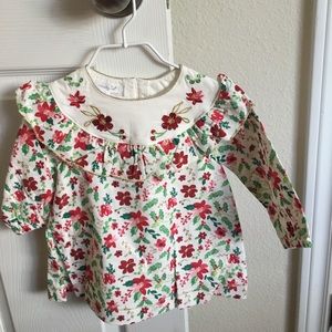 Baby’s mudpie size 3-6 red floral dress
